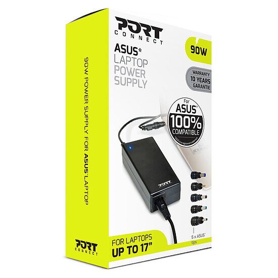 Chargeur PC portable Port Connect Chargeur secteur Asus (90W) - Autre vue