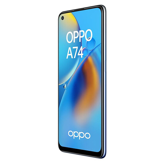 Smartphone reconditionné OPPO A74 4G (Bleu Nuit) - 128 Go - 6 Go · Reconditionné - Autre vue