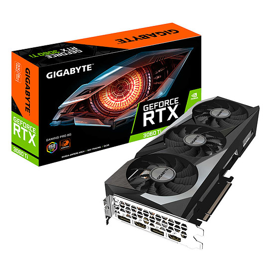 Carte graphique Gigabyte GeForce RTX 3060 Ti GAMING PRO (ver 2.0)
