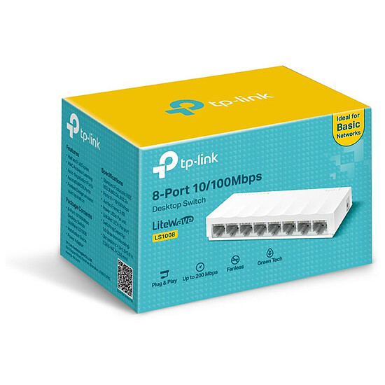 Switch et Commutateur TP-Link LS1008 - Autre vue