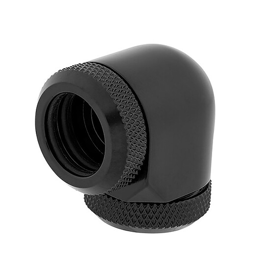 Watercooling Custom Corsair Hydro X Series XF Hardline Embout 90° 14mm OD - Noir x 2 - Autre vue