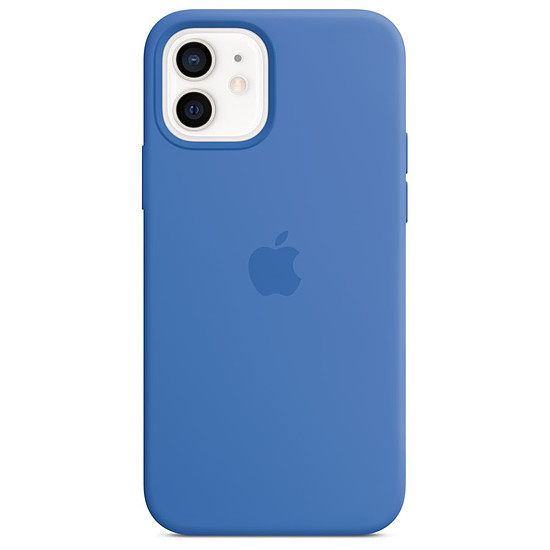 Coque et housse Apple Coque en silicone avec MagSafe pour iPhone 12 / 12 Pro - Bleu (Bleu Capri)