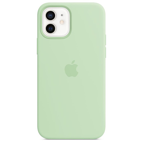 Coque et housse Apple Coque en silicone avec MagSafe pour iPhone 12 / 12 Pro - Vert (Pistache)