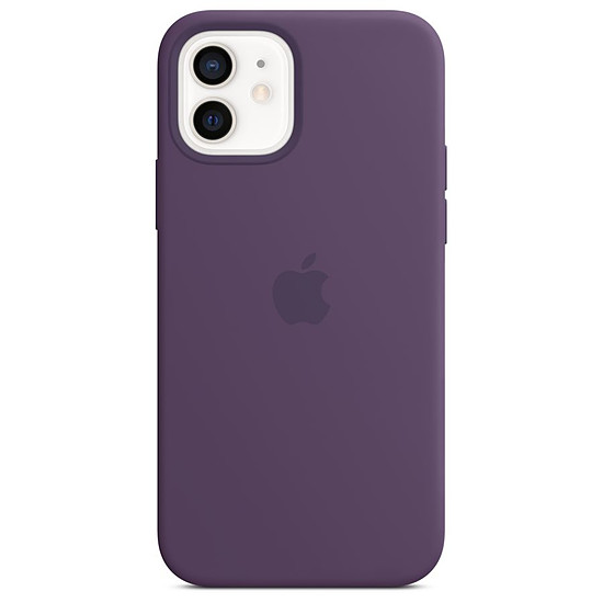 Coque et housse Apple Coque en silicone avec MagSafe pour iPhone 12 / 12 Pro - Violet (Amethyst)