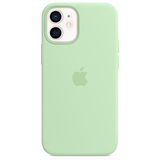 Coque et housse Apple Coque en silicone avec MagSafe pour iPhone 12 mini - Vert (Pistache)