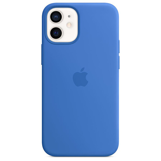 Coque et housse Apple Coque en silicone avec MagSafe pour iPhone 12 mini - Bleu (Bleu Capri)