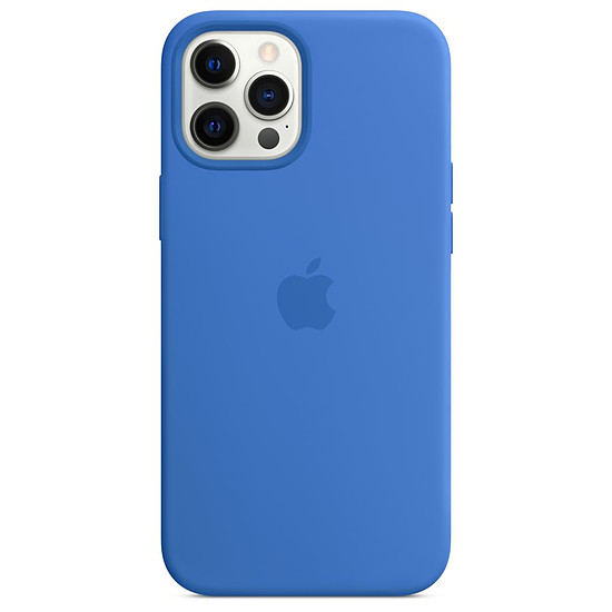 Coque et housse Apple Coque en silicone avec MagSafe pour iPhone 12 Pro Max - Bleu (Bleu Capri)