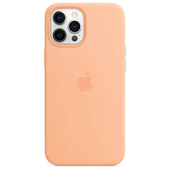 Coque et housse Apple Coque en silicone avec MagSafe pour iPhone 12 Pro Max - Orange (Melon)