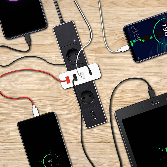 Chargeur Akashi Turbo Chargeur Secteur 4 USB-A 5A - Autre vue