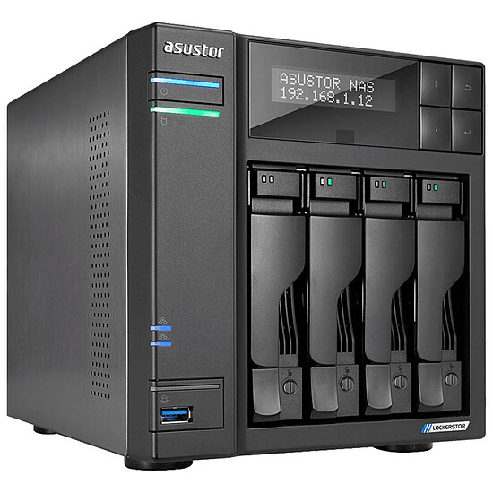 Serveur NAS Asustor NAS Lockerstor 4 Gen2+ AS6704T v2 - Autre vue