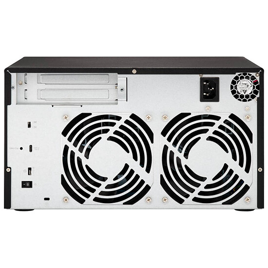 Serveur NAS QNAP TL-D800C - Boitier d'extension JBOD 8 baies - Autre vue
