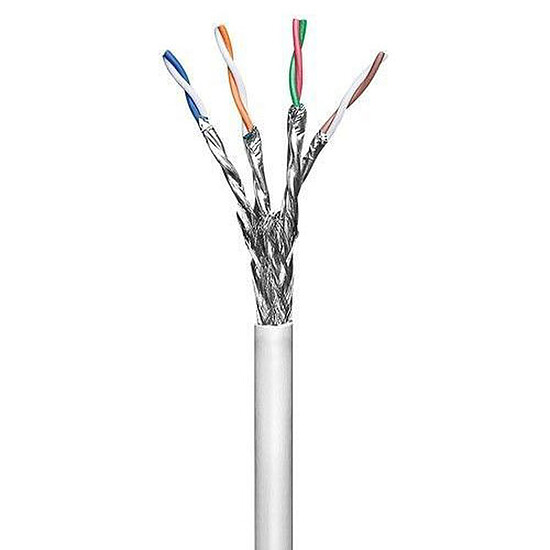 Rouleau RJ45 Goobay câble réseau catégorie 6a S/FTP (PiMF) - 305 m - Autre vue