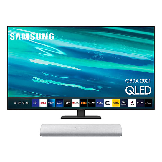 TV Samsung QLED QE65Q80A + HW-S41T