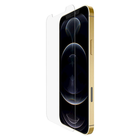 Protection d'écran Belkin Protection d'écran antimicrobienne Tempered Glass pour iPhone 12 Pro Max