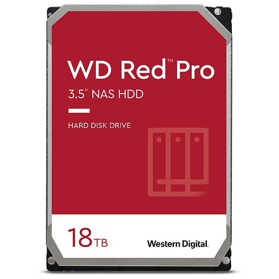 Disque dur interne Western Digital WD Red Pro - 18 To - 512 Mo