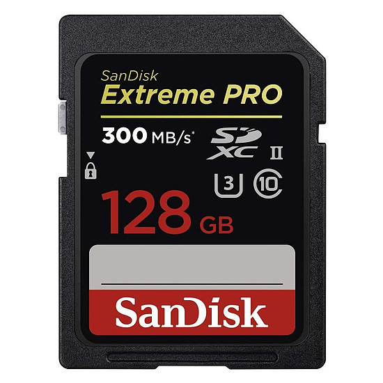 Carte mémoire SanDisk Extreme PRO UHS-II U3 128 Go
