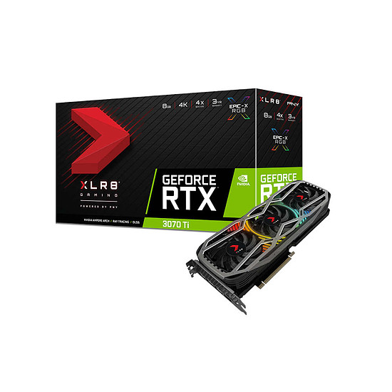 Carte graphique PNY GeForce RTX 3070 Ti XLR8 Gaming REVEL Edition
