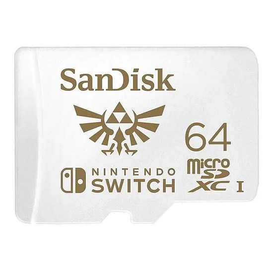 Carte mémoire SanDisk microSDXC Nintendo Switch 64 Go