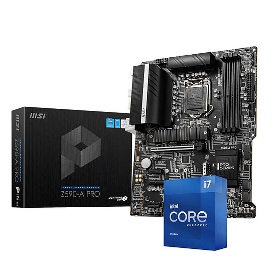 Kit upgrade PC Intel Core i7 11700K + MSI Z590-A PRO