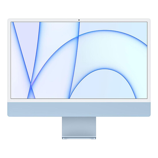 Mac et iMac Apple iMac (2021) 24" 512 Go Bleu (MGPL3FN/A-M1-8/8-MKPN)