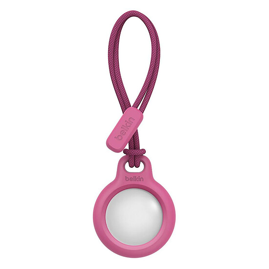 Tracker connecté Belkin Protection Airtag avec cordon - Rose - Autre vue