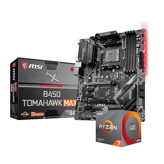 Kit upgrade PC AMD Ryzen 7 3700X + MSI B450 TOMAHAWK MAX