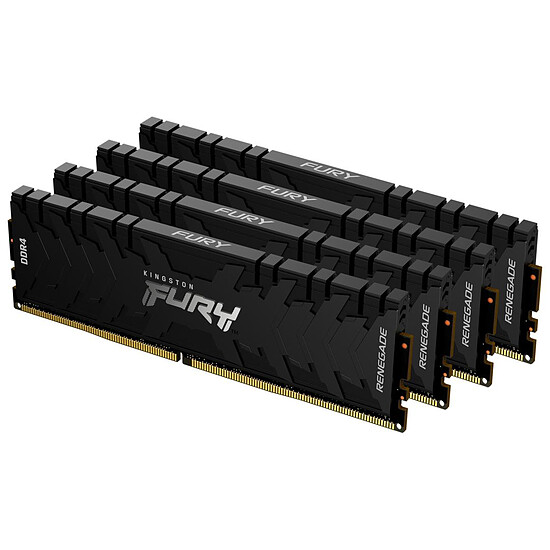 Mémoire Kingston Fury Renegade - 4 x 32 Go (128 Go) - DDR4 3000 MHz - CL16