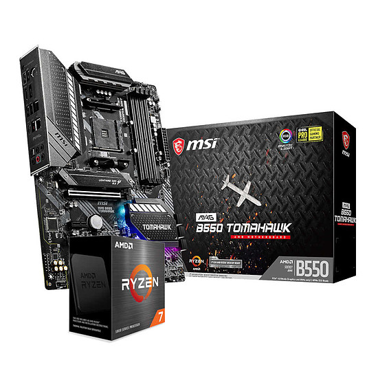 Kit upgrade PC AMD Ryzen 7 5800X - MSI B550 Tomahawk