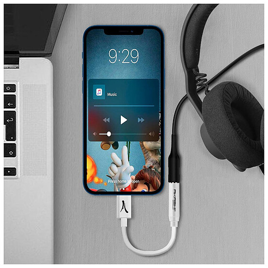 Adaptateurs et câbles Akashi Adaptateur Audio USB-C vers Jack 3.5 mm - Autre vue