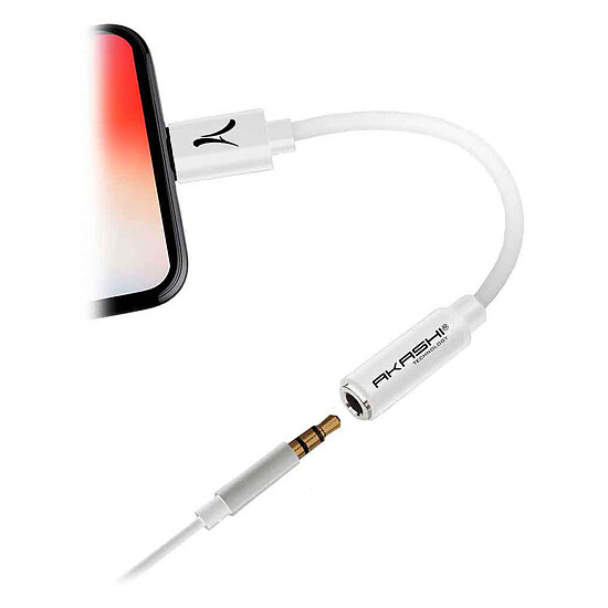 Adaptateurs et câbles Akashi Adaptateur Audio USB-C vers Jack 3.5 mm - Autre vue