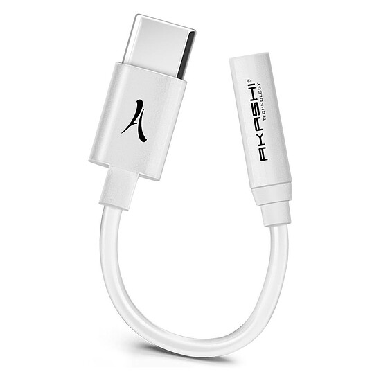 Adaptateurs et câbles Akashi Adaptateur Audio USB-C vers Jack 3.5 mm - Autre vue