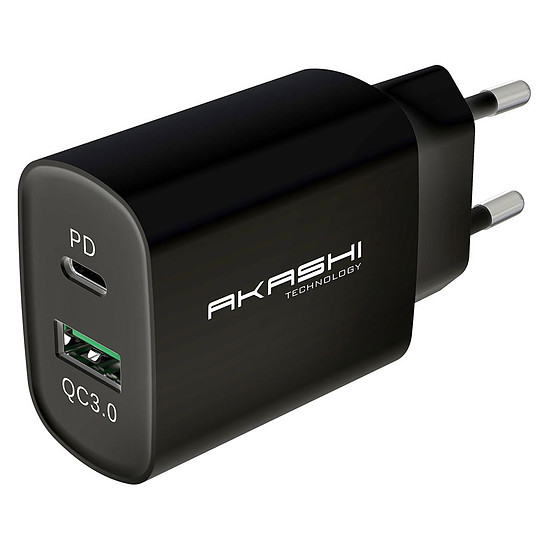 Chargeur Akashi Chargeur Secteur 20W USB-A Quick Charge 3.0