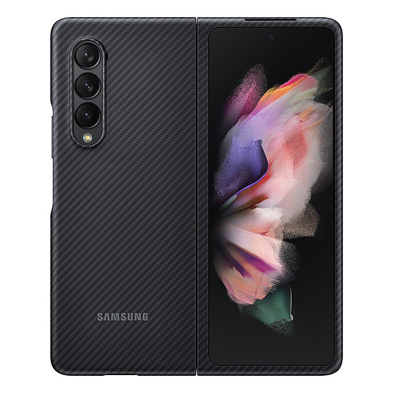 Coque et housse Samsung Coque Aramide Noir Galaxy Z Fold3 