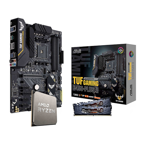 Kit upgrade PC AMD Ryzen 5 3600 - Asus TUF B450 - G.Skill 16 Go 3200 MHz