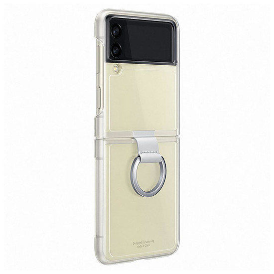Coque et housse Samsung Coque Anneau Transparent Galaxy Z Flip 3 