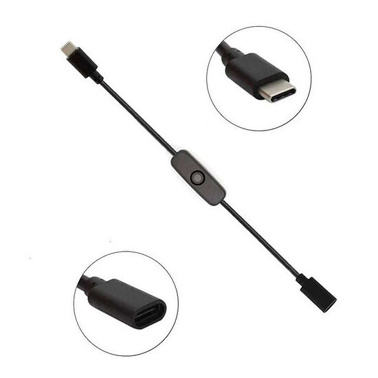 Accessoires Raspberry Pi Interrupteur d'alimentation USB type C pour Raspberry Pi 4B - Autre vue