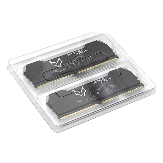Mémoire RAM Fox Spirit Akura RGB - 2 x 16 Go (32 Go) - DDR4 3200 MHz - CL16 - Autre vue