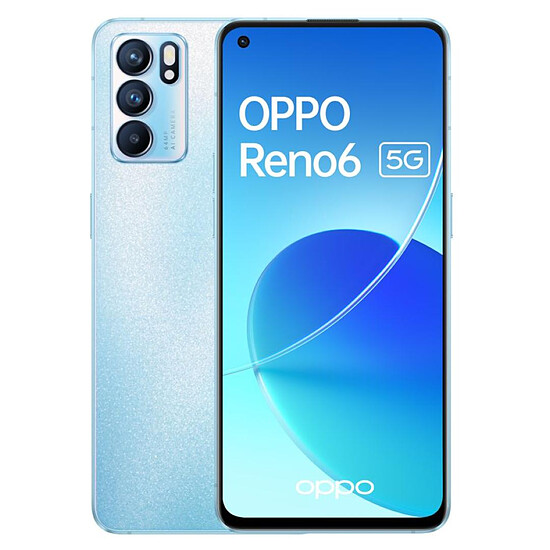 Smartphone Oppo Reno 6 5G Bleu - 128 Go - 8 Go