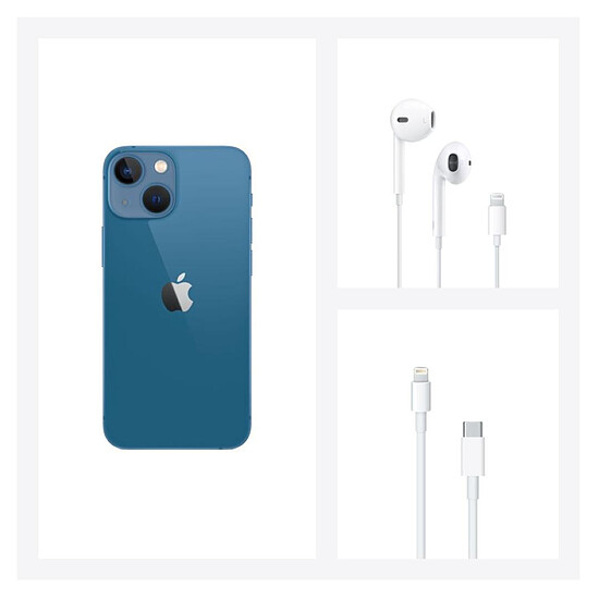 Smartphone reconditionné Apple iPhone 13 mini (Bleu) - 512 Go · Reconditionné - Autre vue