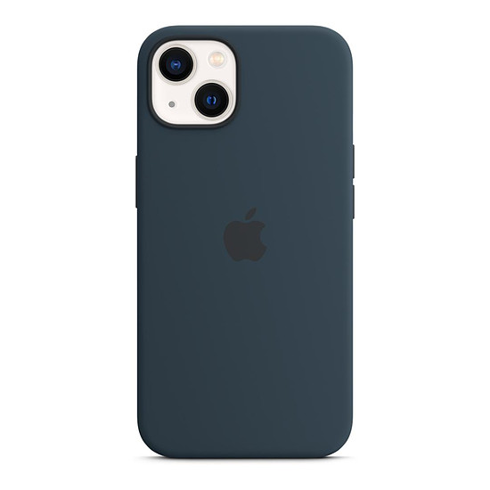 Coque et housse Apple Coque en silicone avec MagSafe pour iPhone 13 - Bleu abysse