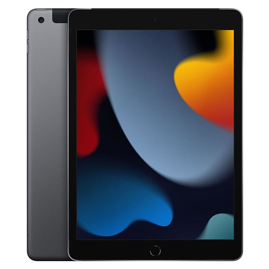 Tablette Apple iPad Wi-Fi + Cellular 10.2 - 64 Go - Gris Sidéral (9 ème génération)