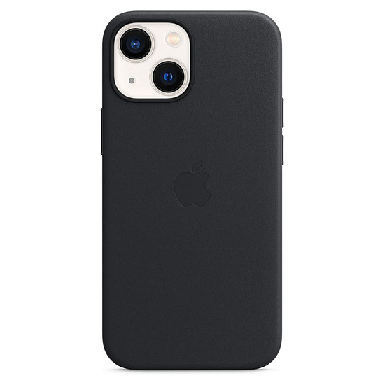 Coque et housse Apple Coque en cuir avec MagSafe pour iPhone 13 Mini - Midnight