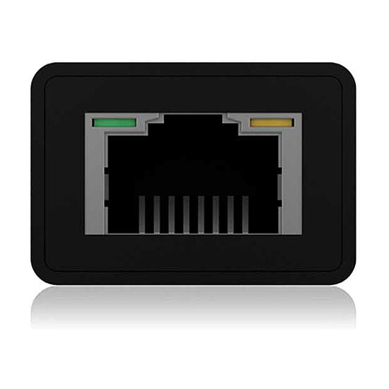 Hub USB ICY BOX Hub USB 3.0 Type-A et Type-C et LAN Gigabit - 3 ports - Autre vue