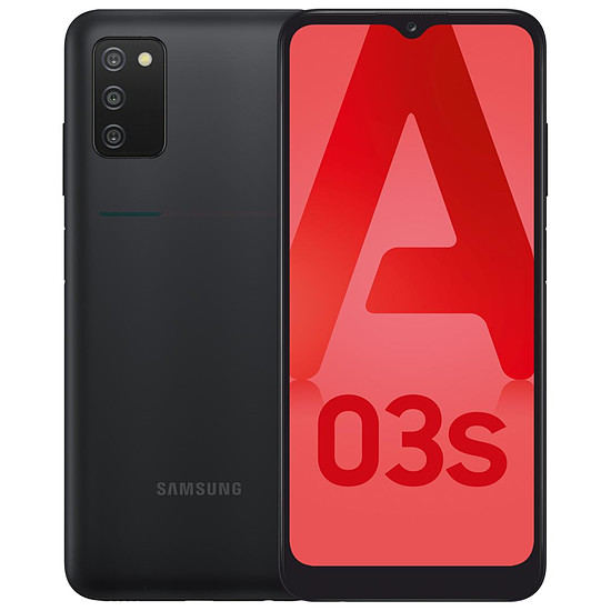 Smartphone et téléphone mobile Samsung Galaxy A03s (Noir) - 32 Go - 3 Go