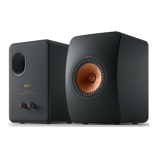 Enceintes HiFi / Home-Cinéma KEF LS50 Meta (la paire) - Noir Carbone - Autre vue