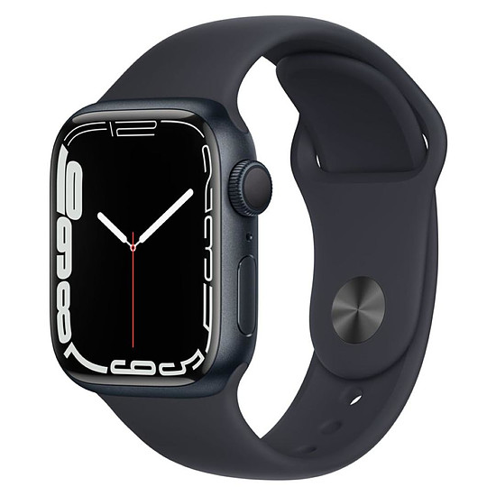 Montre connectée Apple Watch Series 7 Aluminium (Minuit - Bracelet Sport Minuit) - GPS - 41 mm
