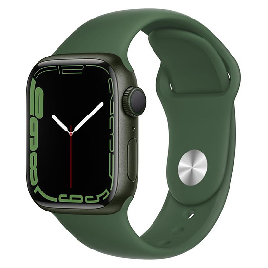 Montre connectée Apple Watch Series 7 Aluminium (Vert - Bracelet Sport Vert) - GPS - 41 mm
