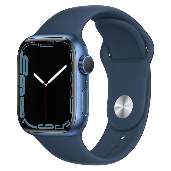 Montre connectée Apple Watch Series 7 Aluminium (Bleu - Bracelet Sport Bleu) - GPS - 41 mm