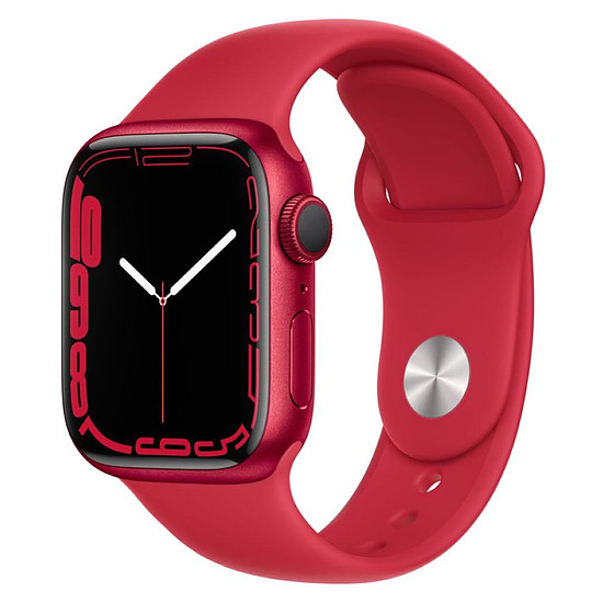 Montre connectée Apple Watch Series 7 Aluminium ((PRODUCT)RED - Bracelet Sport (PRODUCT)RED) - GPS - 41 mm