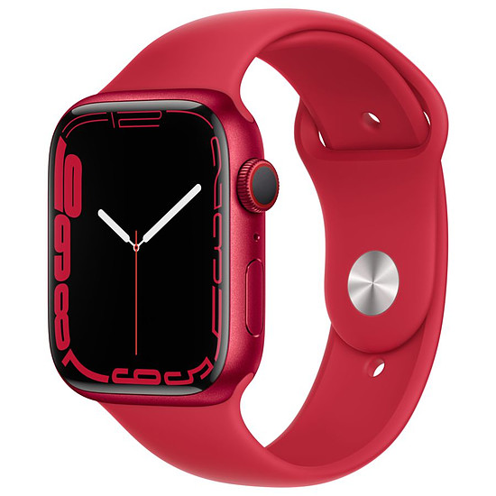Montre connectée Apple Watch Series 7 Aluminium ((PRODUCT)RED - Bracelet Sport (PRODUCT)RED) - Cellular - 45 mm